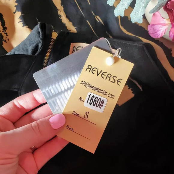 NWT Urban Outfitters Reverse Cut-Out Hi-Lo Skirt Dress Size Small - Picture 4 of 15